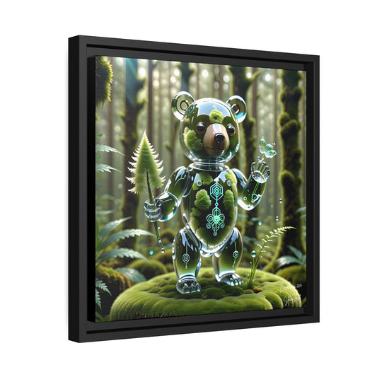 Bearomir - 14"x14" Matte Canvas, Black Frame