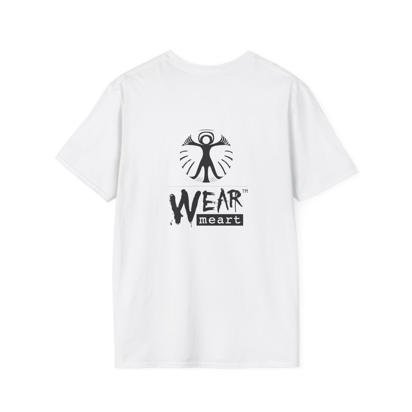 Click Here - Brain Unisex Softstyle T-Shirt