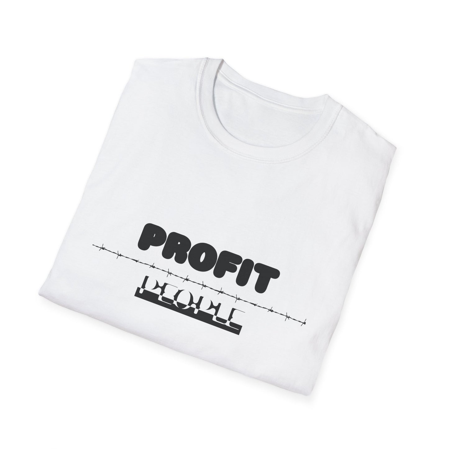 Profit Over People Unisex Softstyle T-Shirt