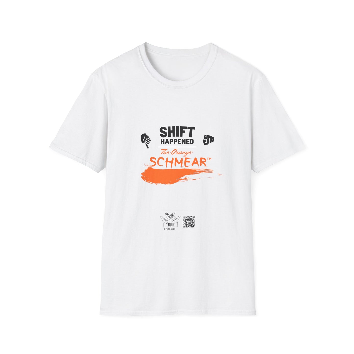 The Orange Schmear Unisex Softstyle T-Shirt