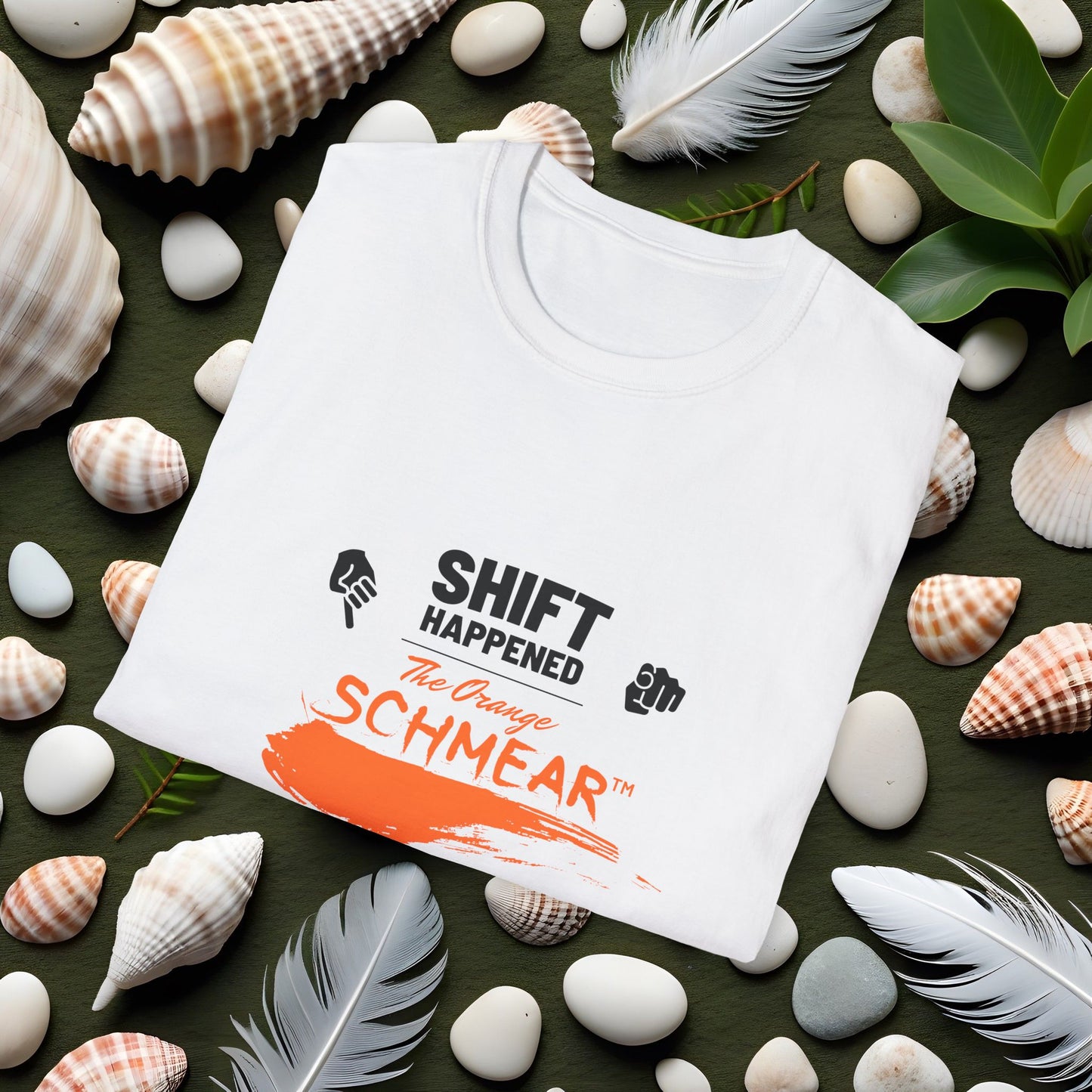 The Orange Schmear Unisex Softstyle T-Shirt