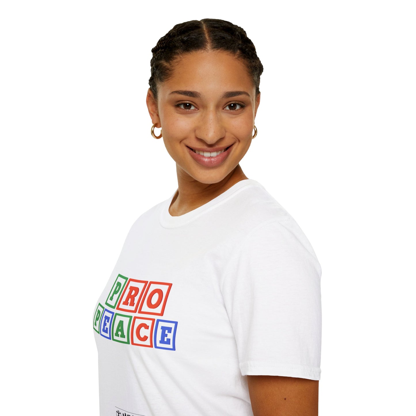 Pro Peace ABC Alphabet Unisex Softstyle T-Shirt