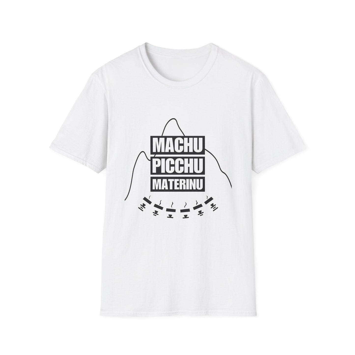 Machu Picchu Materinu Unisex Softstyle T-Shirt