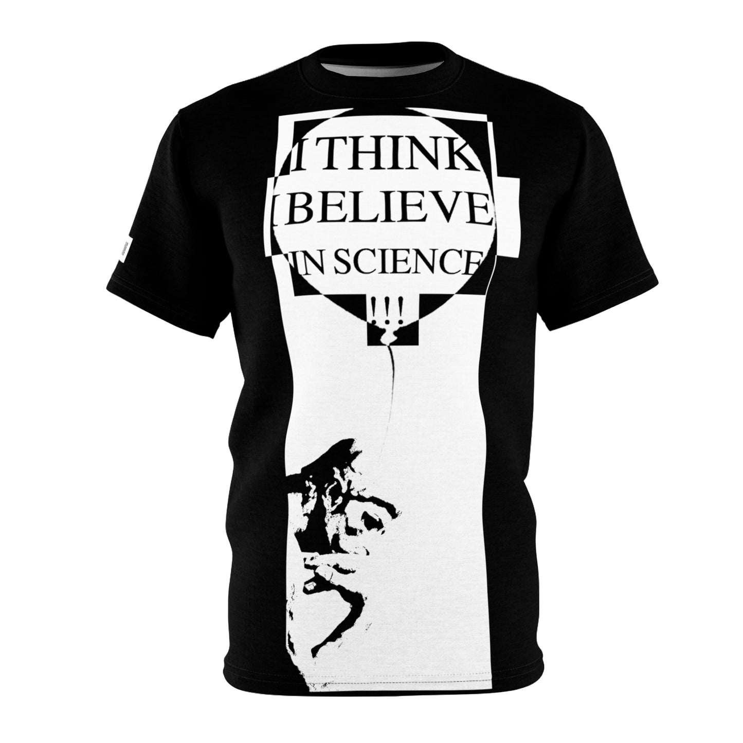 I Think I Believe In Science Unisex AOP Cut & Sew Tee