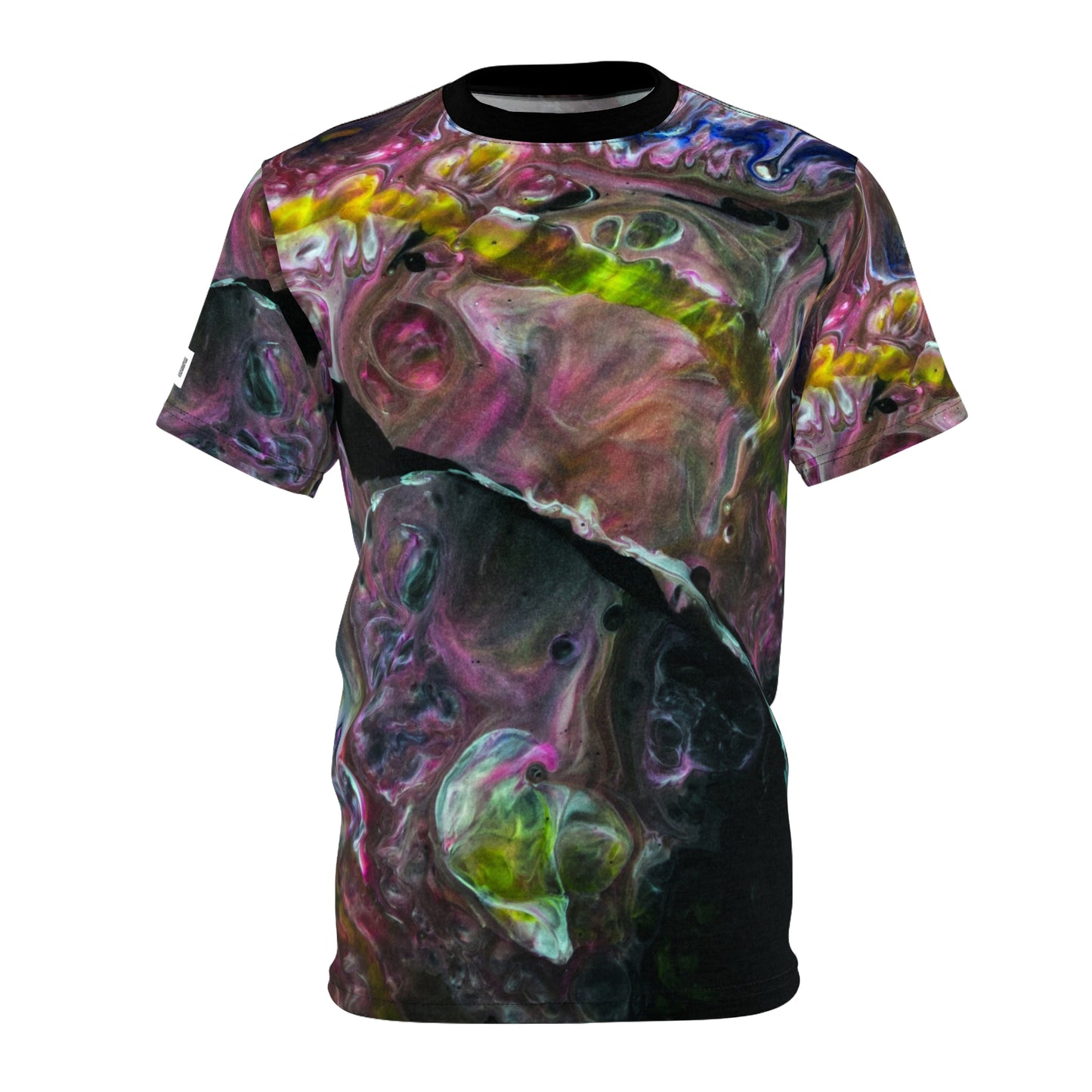 Black Lake Nebula Unisex AOP Cut & Sew Tee