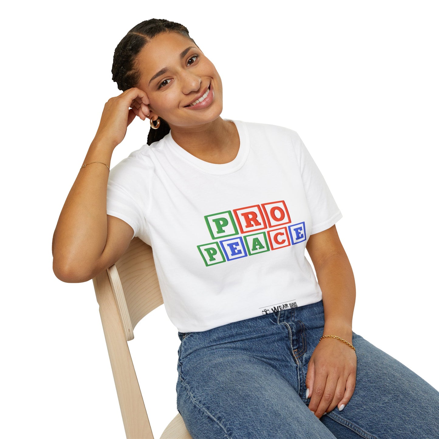 Pro Peace ABC Alphabet Unisex Softstyle T-Shirt