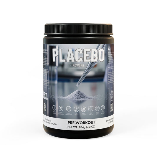 Placebo Powder Pre-Workout Supplement, Fruit Punch (204g, 7.1oz)