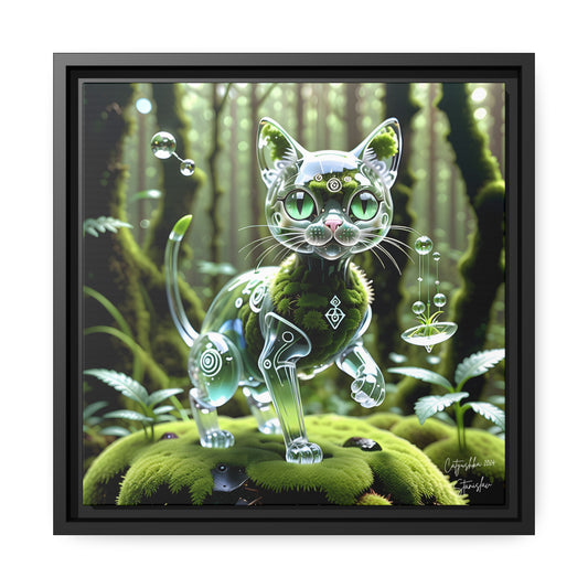 Catyushka - 14"x14" Matte Canvas, Black Frame