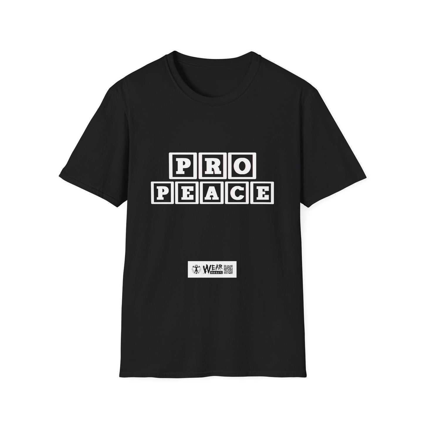 Pro Peace Colours ABC Alphabet Unisex Softstyle T-Shirt