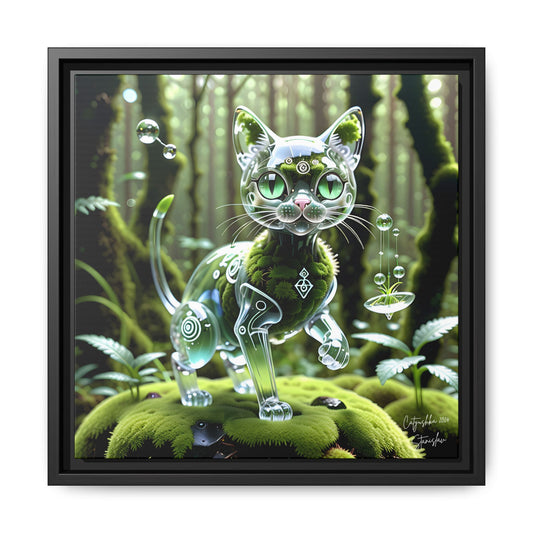 Copy of Catyushka - 14"x14" Matte Canvas, Black Frame